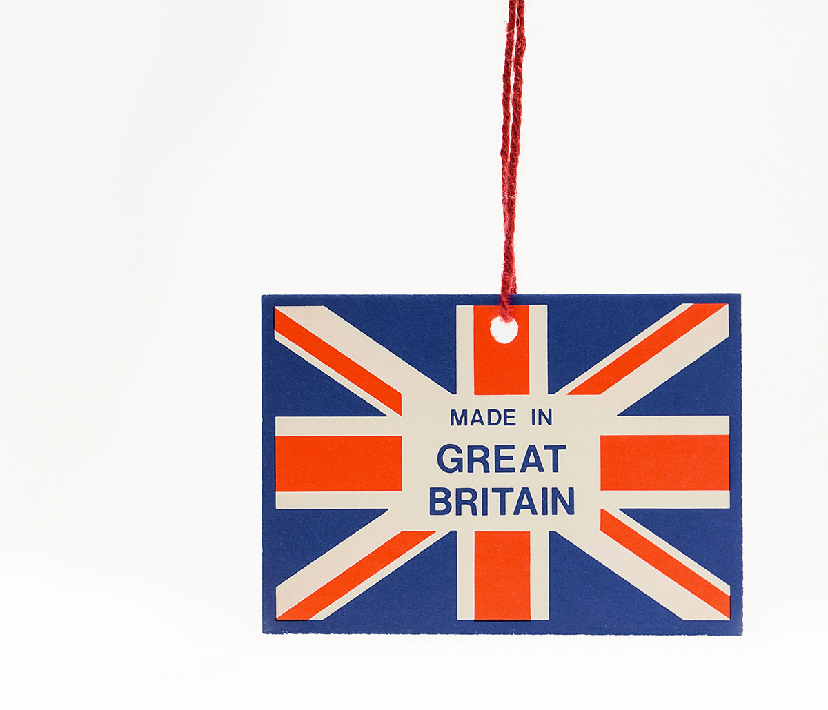 Made In Geart Britain Hanging Tag